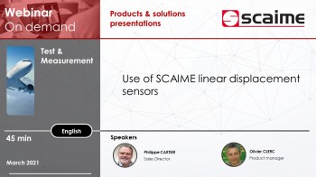 Utilisation des capteurs de déplacement SCAIME