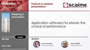 Logiciels applicatifs pour SCAIME eNod4