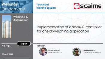 mise en oeuvre eNod4-C pour applications de trieurs etiquetteurs