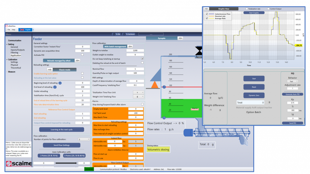 Logiciel eNodView pour transmetteur de pesage SCAIME eNod4