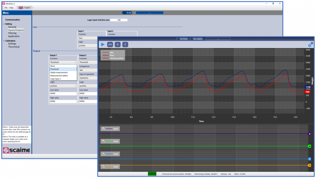 logiciel PC SCAIME eNodView pour eNod4