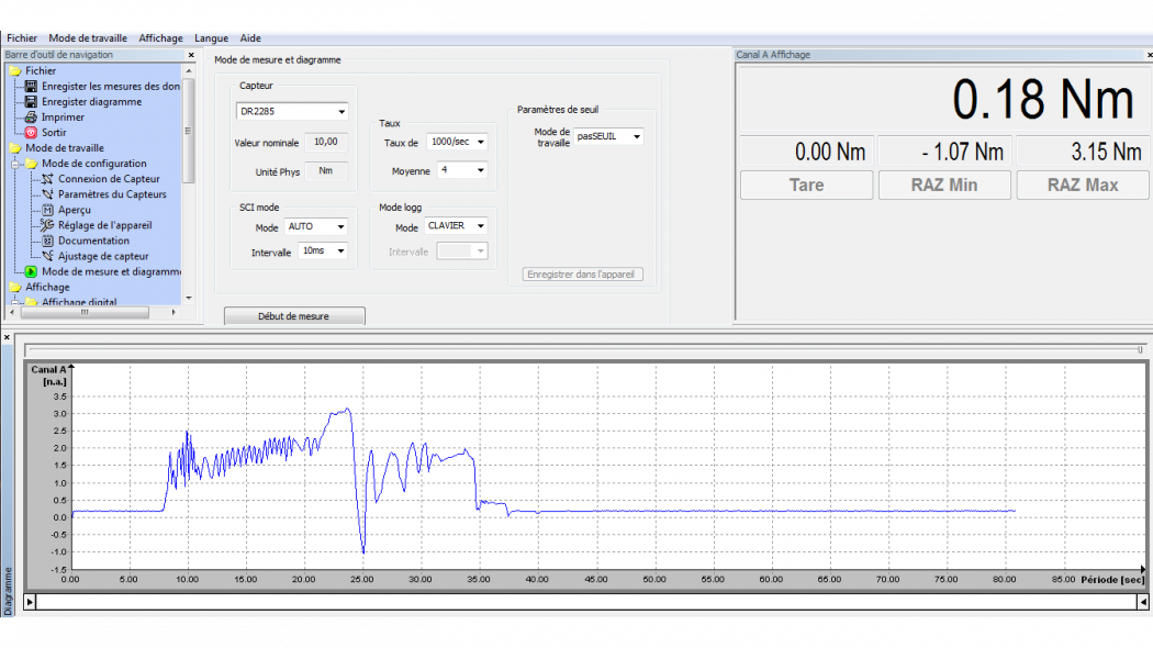Logiciel GM80-4